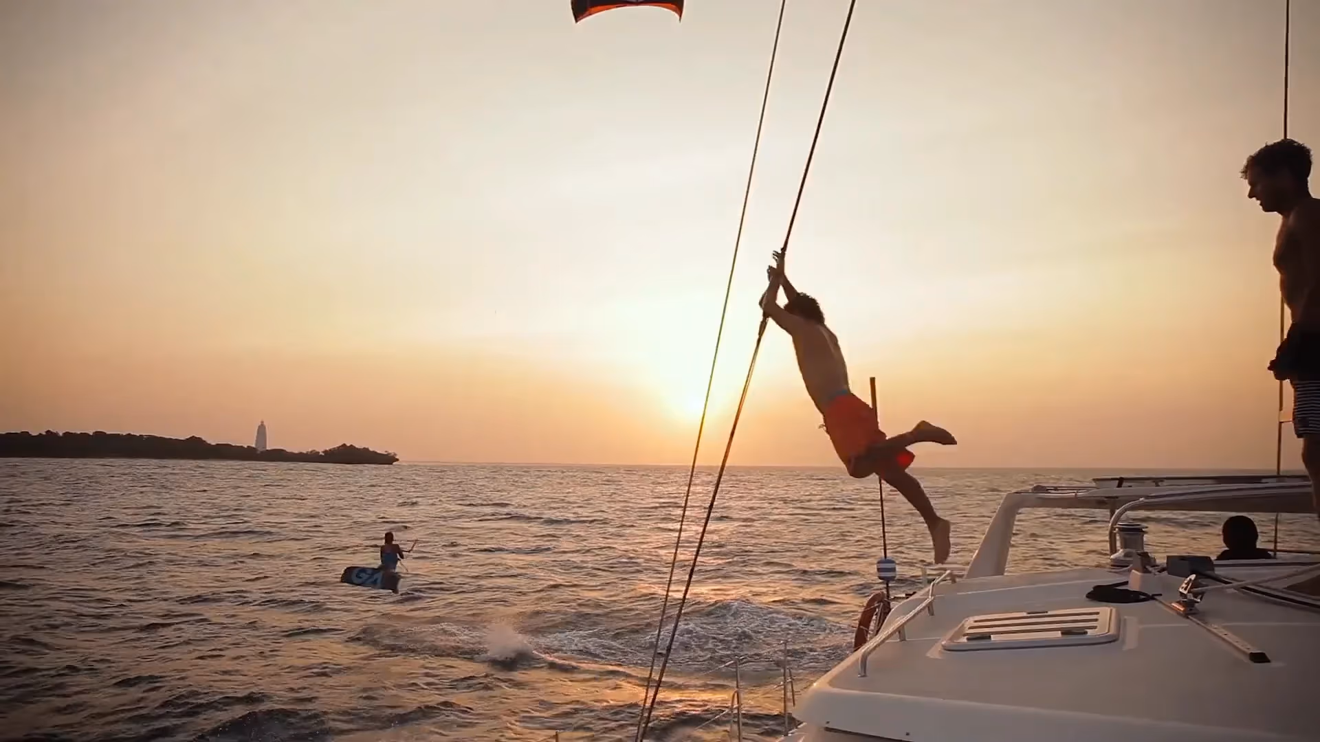 Sunset cruise on a yacht charter – Nungwi bay