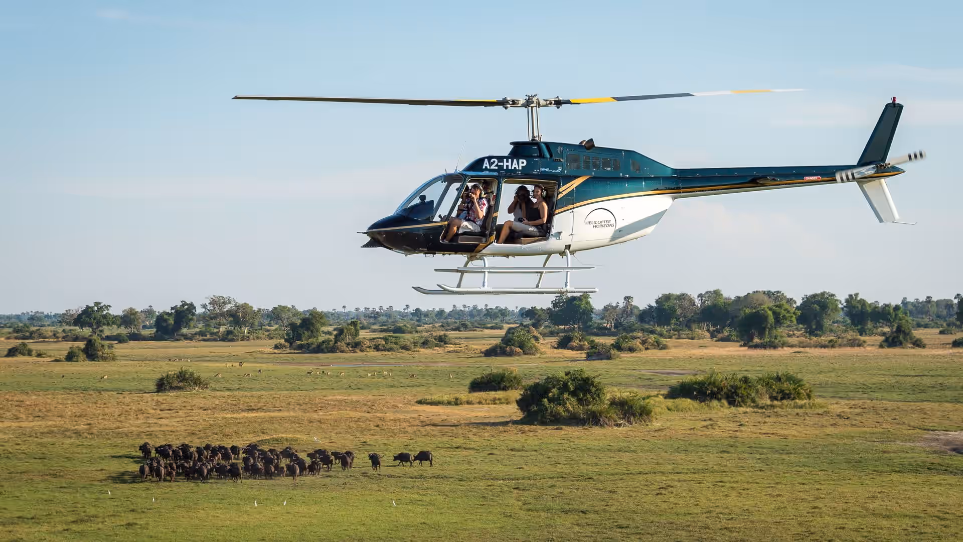 Scenic Helicopter & Charter Flights over the Okavango Delta