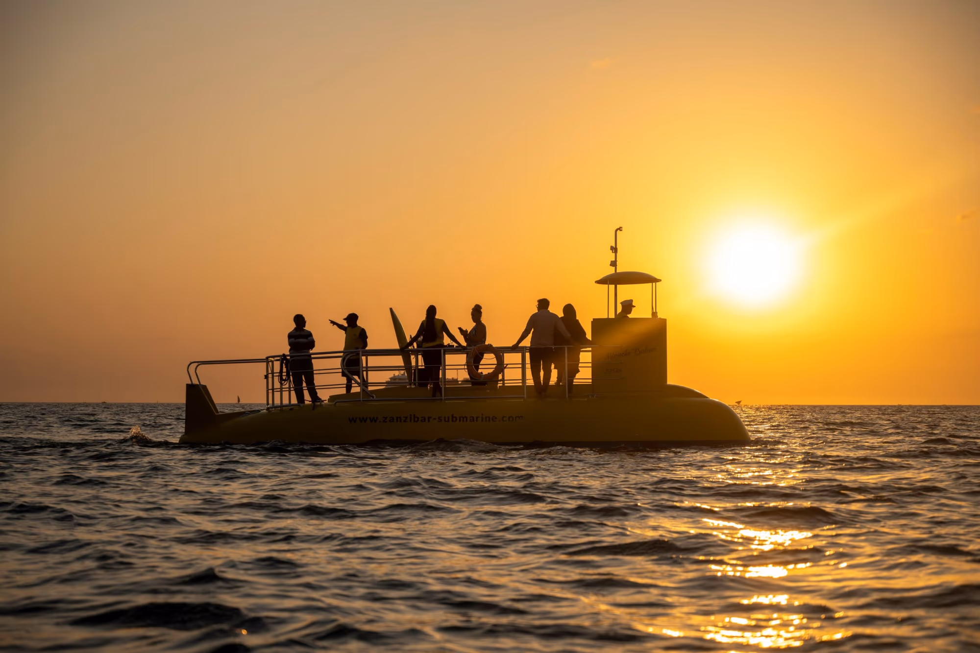 semi-submarine experience – sunset cruise